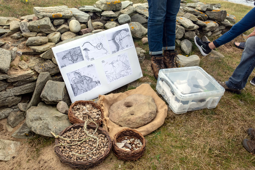 Artefacts uncovered at Caraun Point, Achill Island